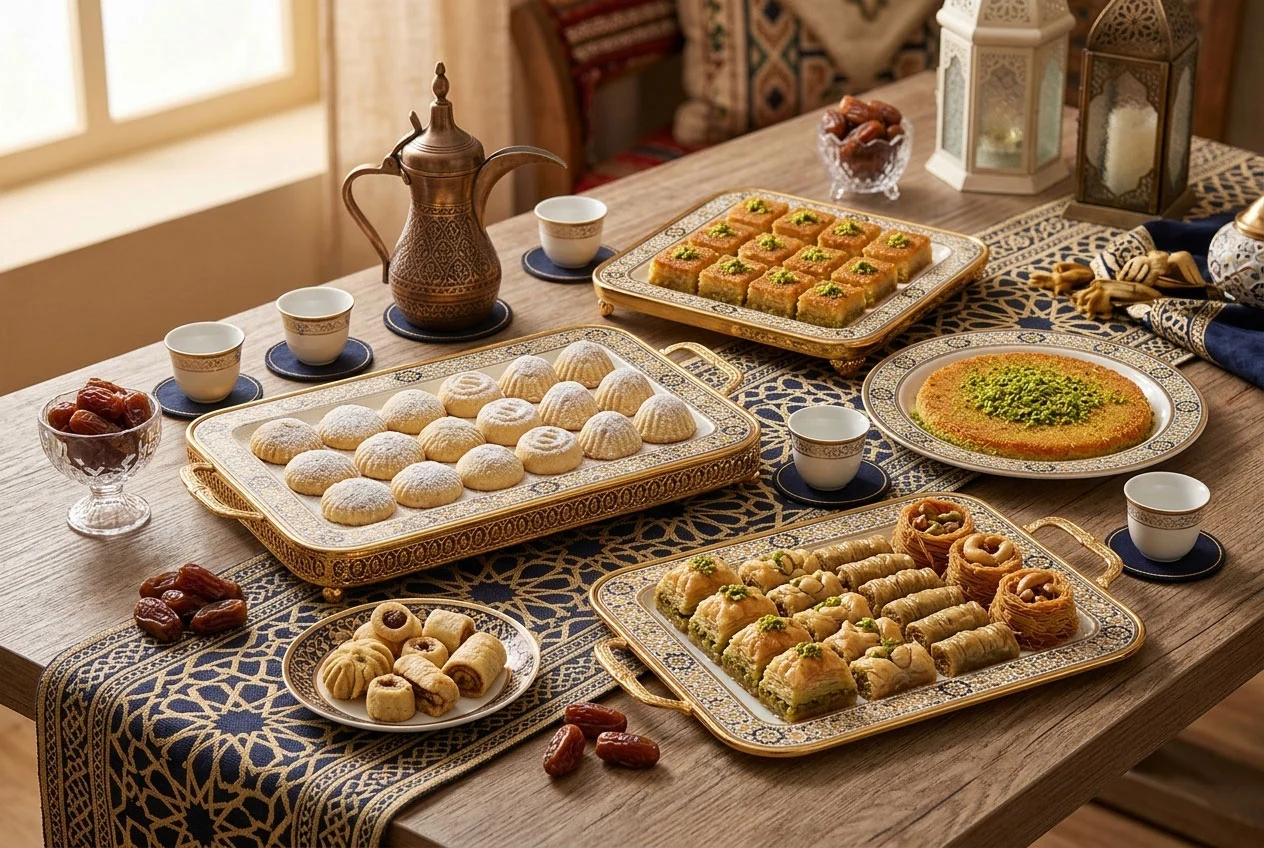 Traditional Eid Al-Fitr sweet treats and dental care Abu Dhabi - Al Bustan Medical Group